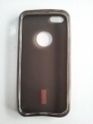 Силиконов гръб за Apple iPhone 5/5S с тапички Черен